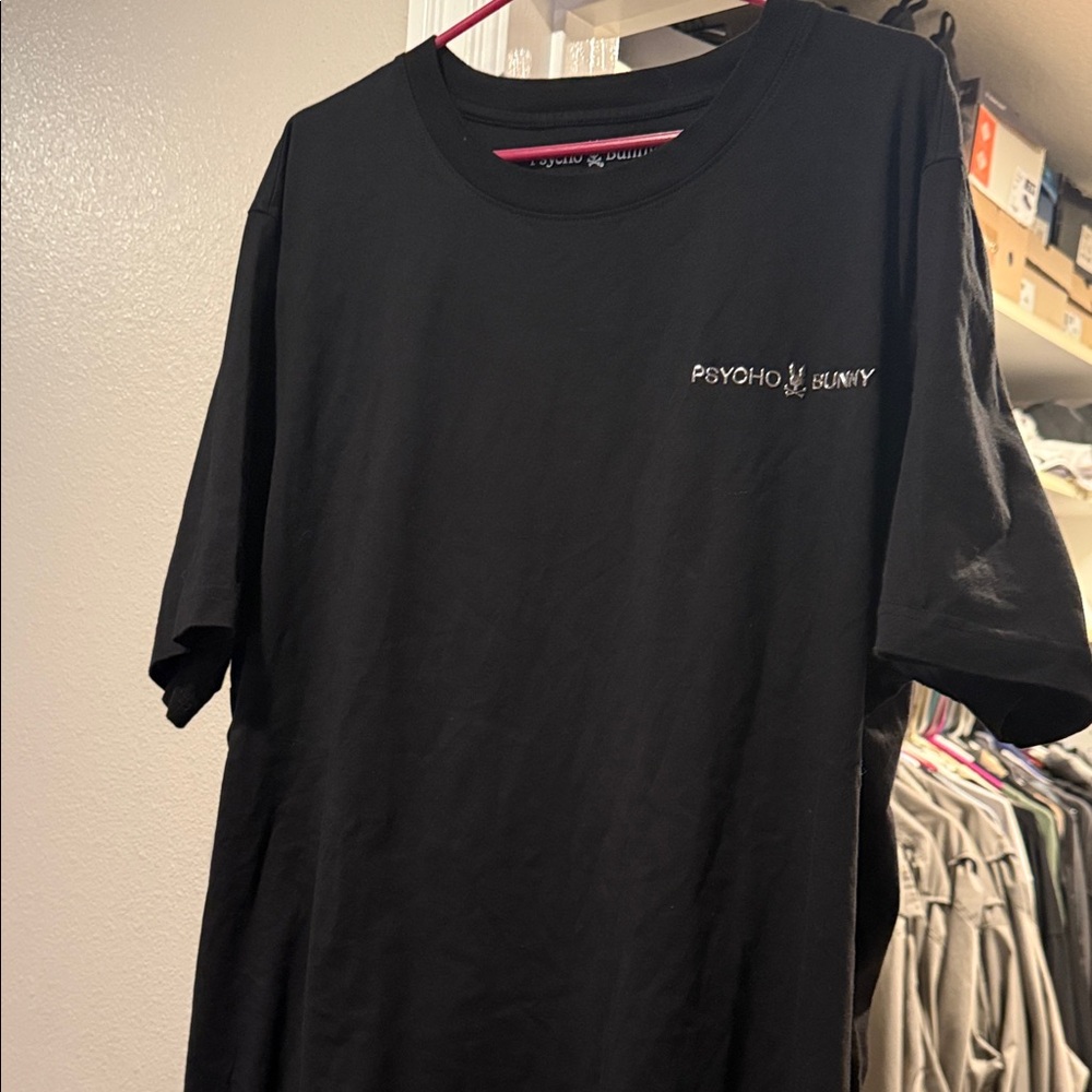 Psycho Bunny Classic Black Tee